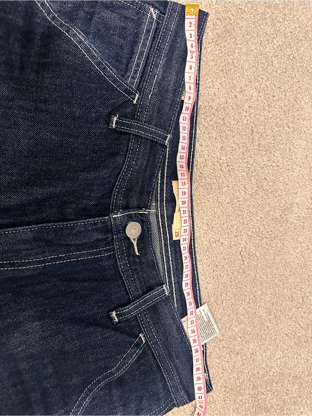 Levi's Women's Dark Blue Boyfriend Jeans - Picture 12 of 12